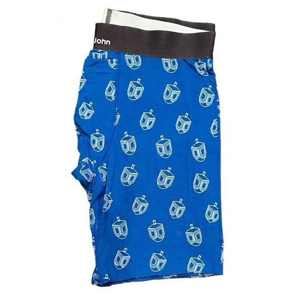 Tommy John Second Skin dreidel Hanukkah print 6” boxer briefs XL NEW NWT - Picture 1 of 6